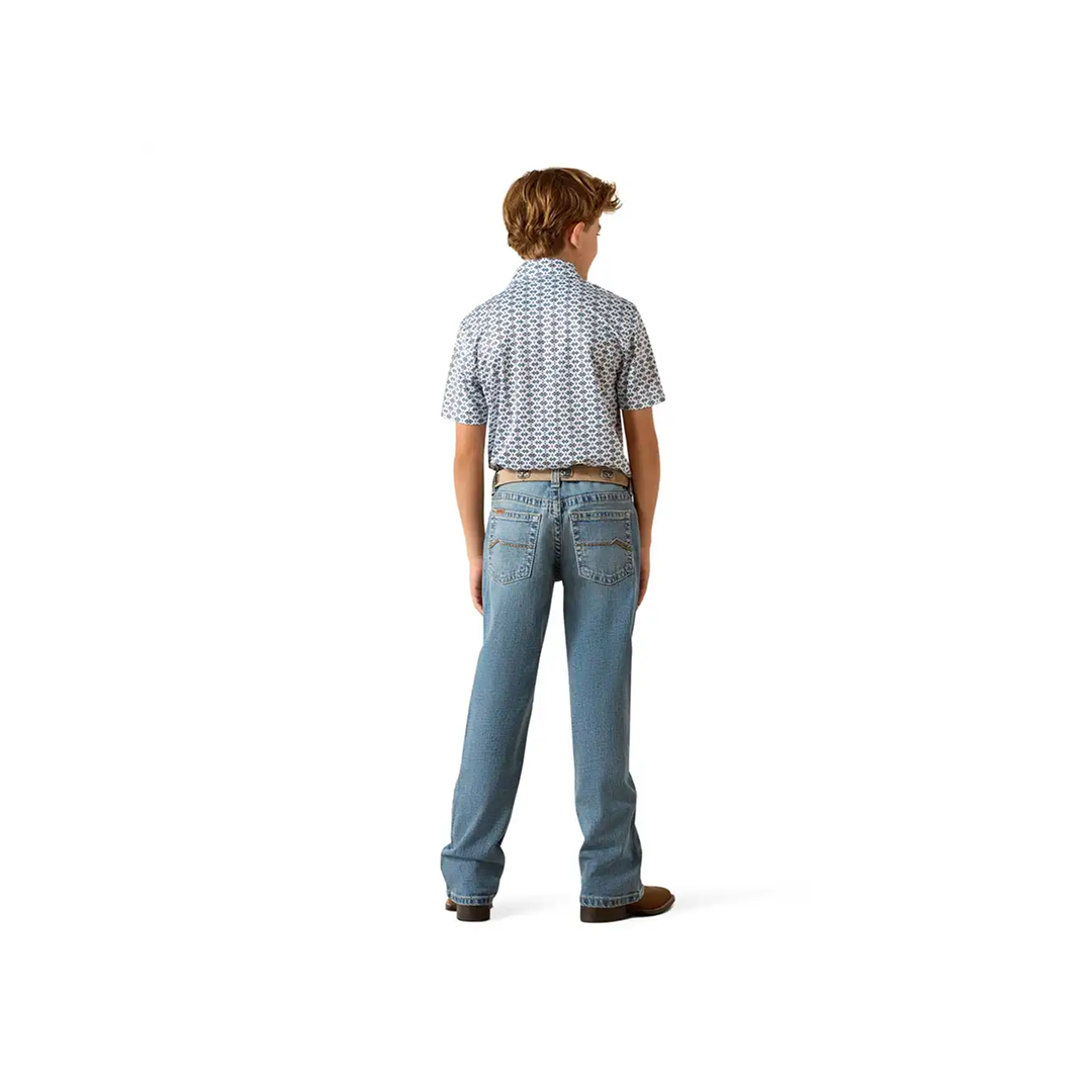 Ariat Boy's B5 Slim Darian Straight Leg Jeans weis-western-wear