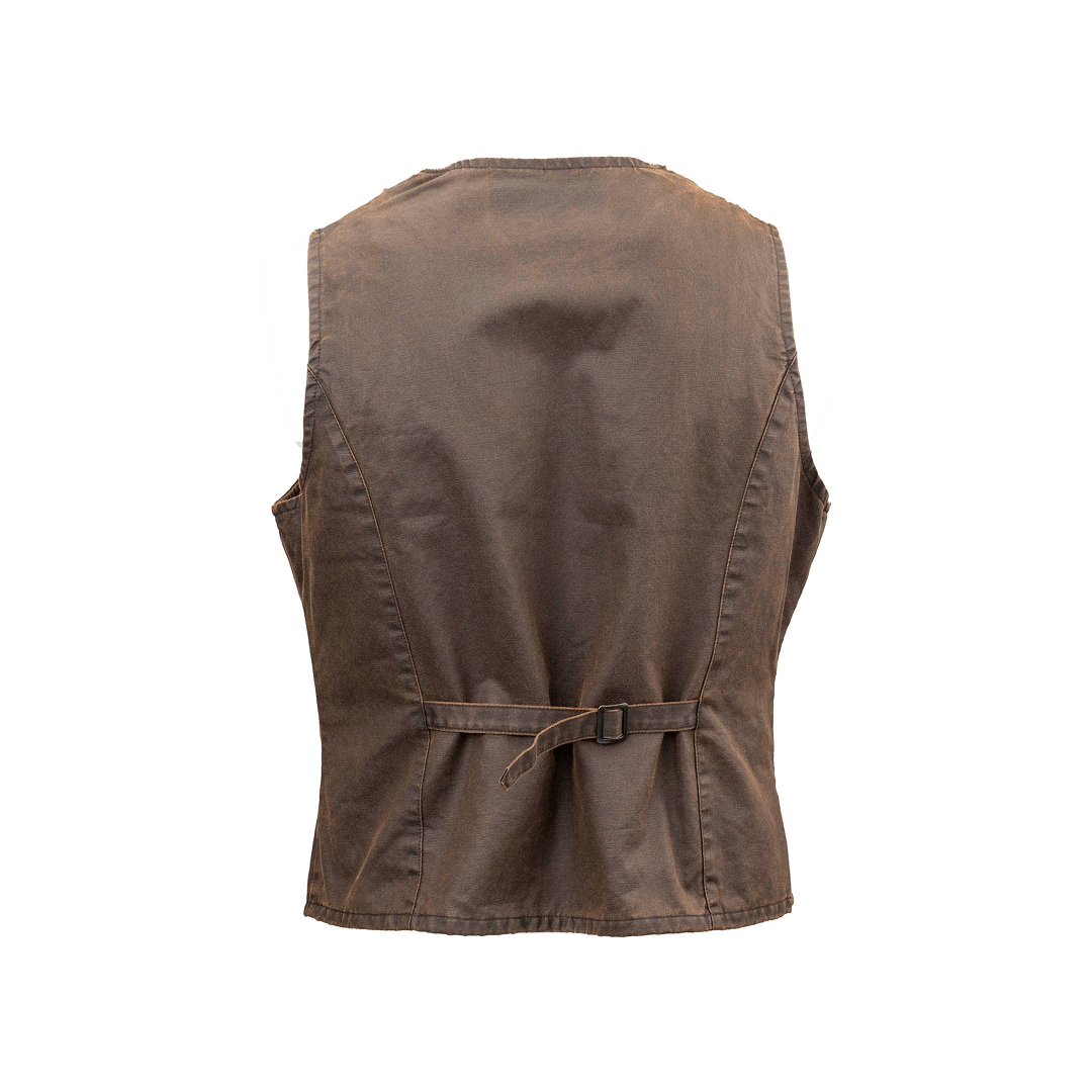 Outback Trading Co Men's Arkanas Vest Oil Skin weis-western-wear