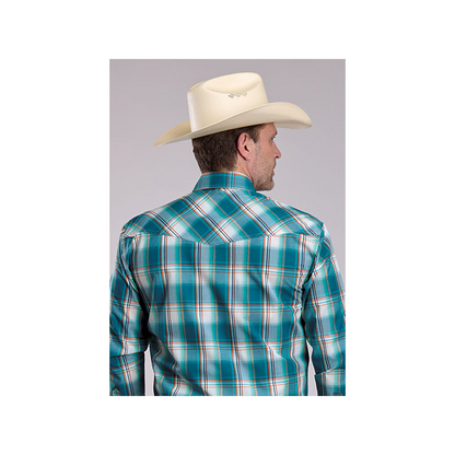 Roper Men's Western Long Sleeve Sunset Plaid Snap Shirt weis-western-wear