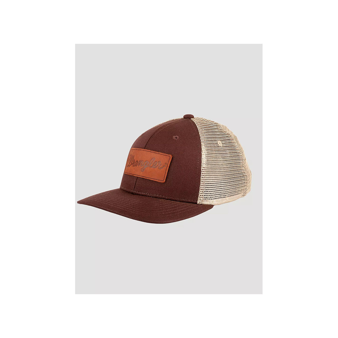Wrangler Legend Baseball Cap Leather Logo Patch
