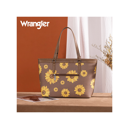 Montana West Women's Sunflower Print Tote Bag weis-western-wear