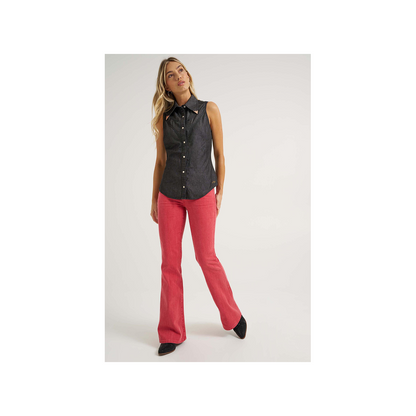 Wrangler Women's Lainey Wilson Flare Jean Red weis-western-wear