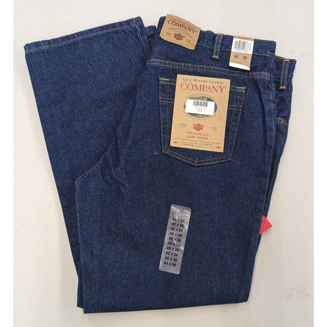 Garage Sale Great Western Garment Co. Men's Straight Leg Jeans weis-western-wear