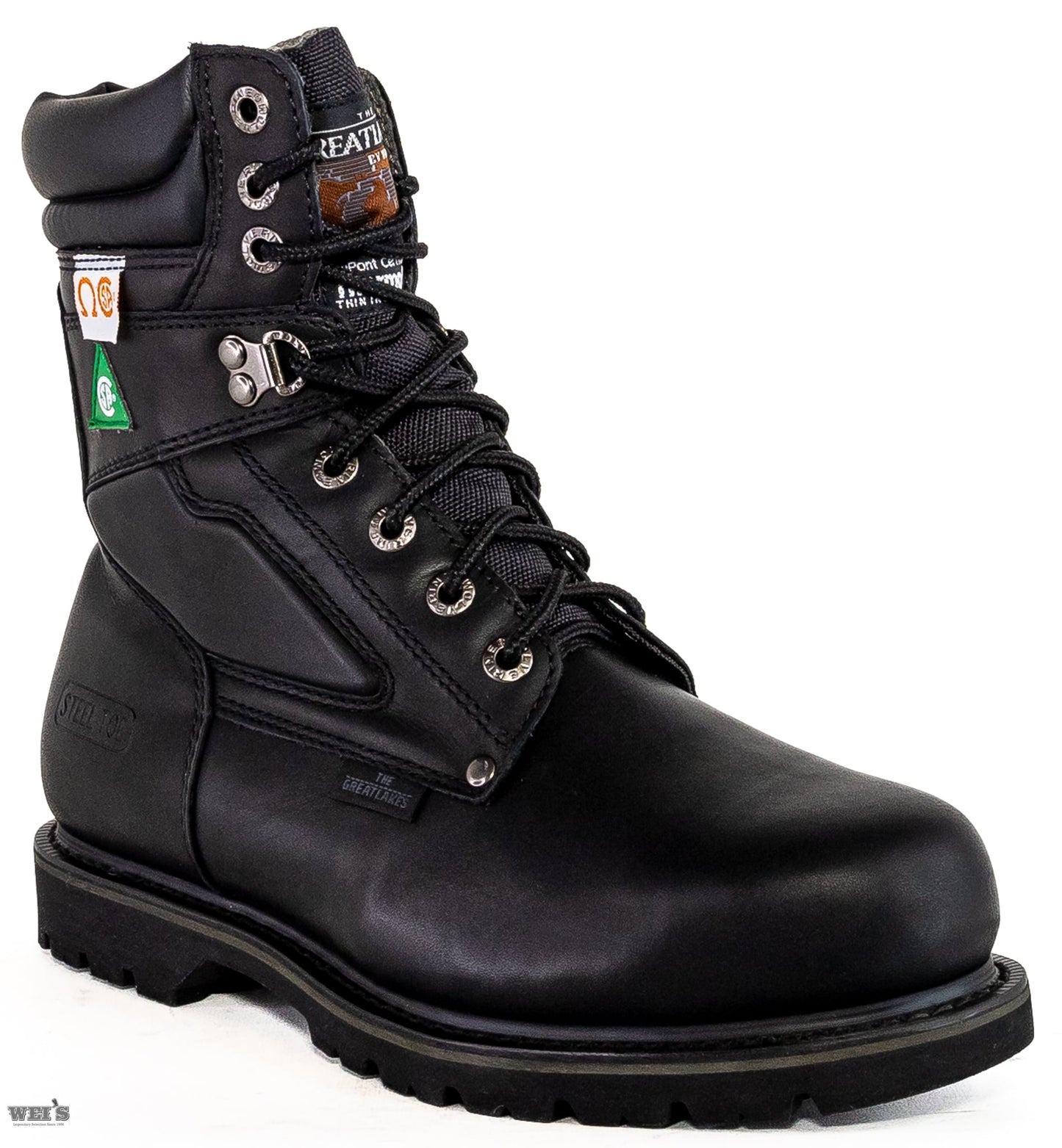Garage Sale Wolverine Men's Work Boots 8" CSA Steel Toe Otter weis-western-wear
