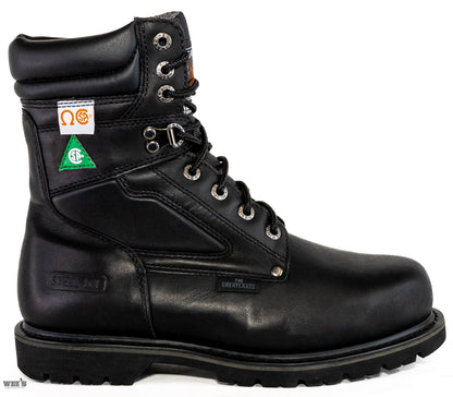 Garage Sale Wolverine Men's Work Boots 8" CSA Steel Toe Otter weis-western-wear