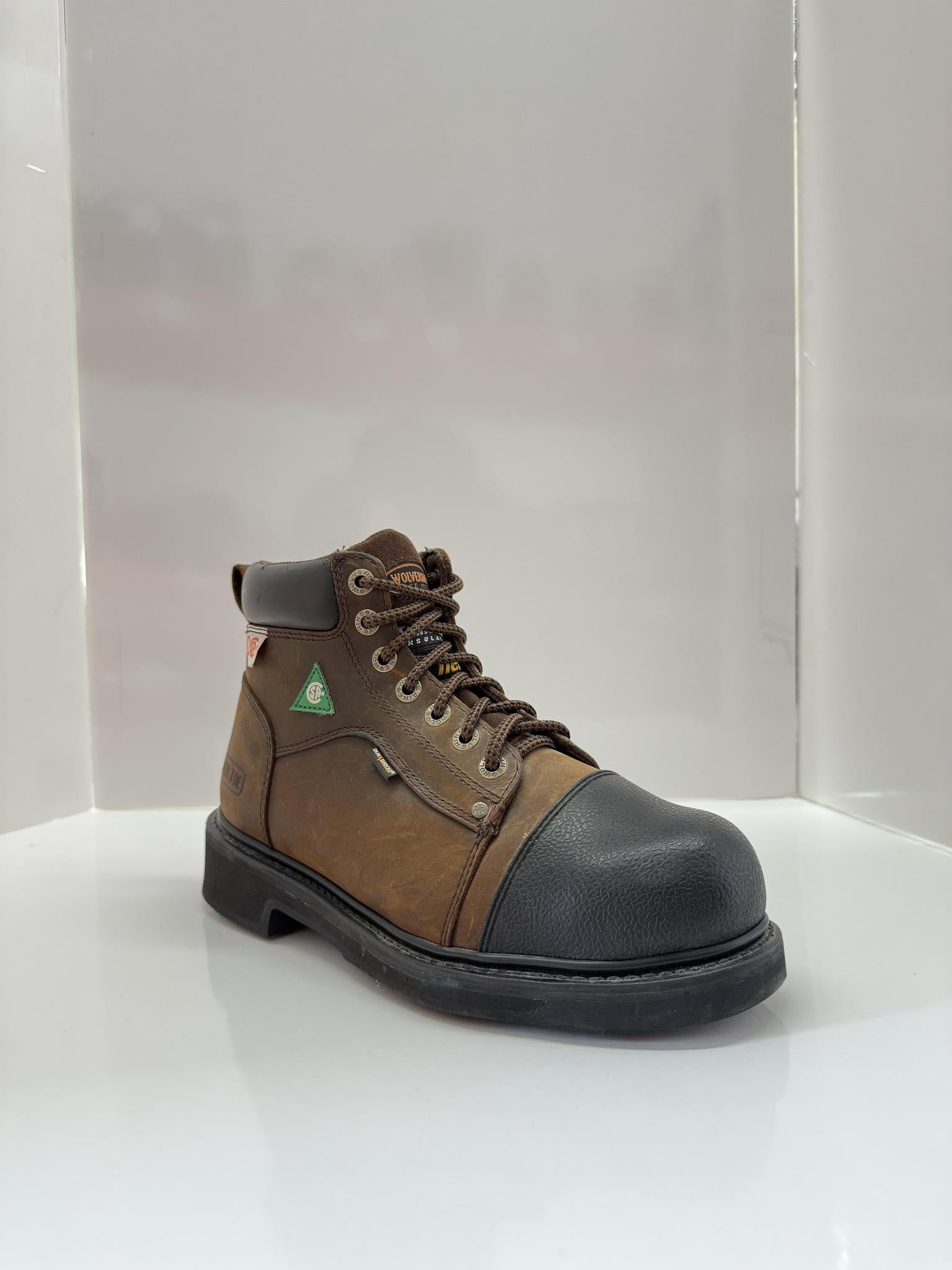 Garage Sale Wolverine Work Boots 6" Driller II Steel Toe Insulated weis-western-wear