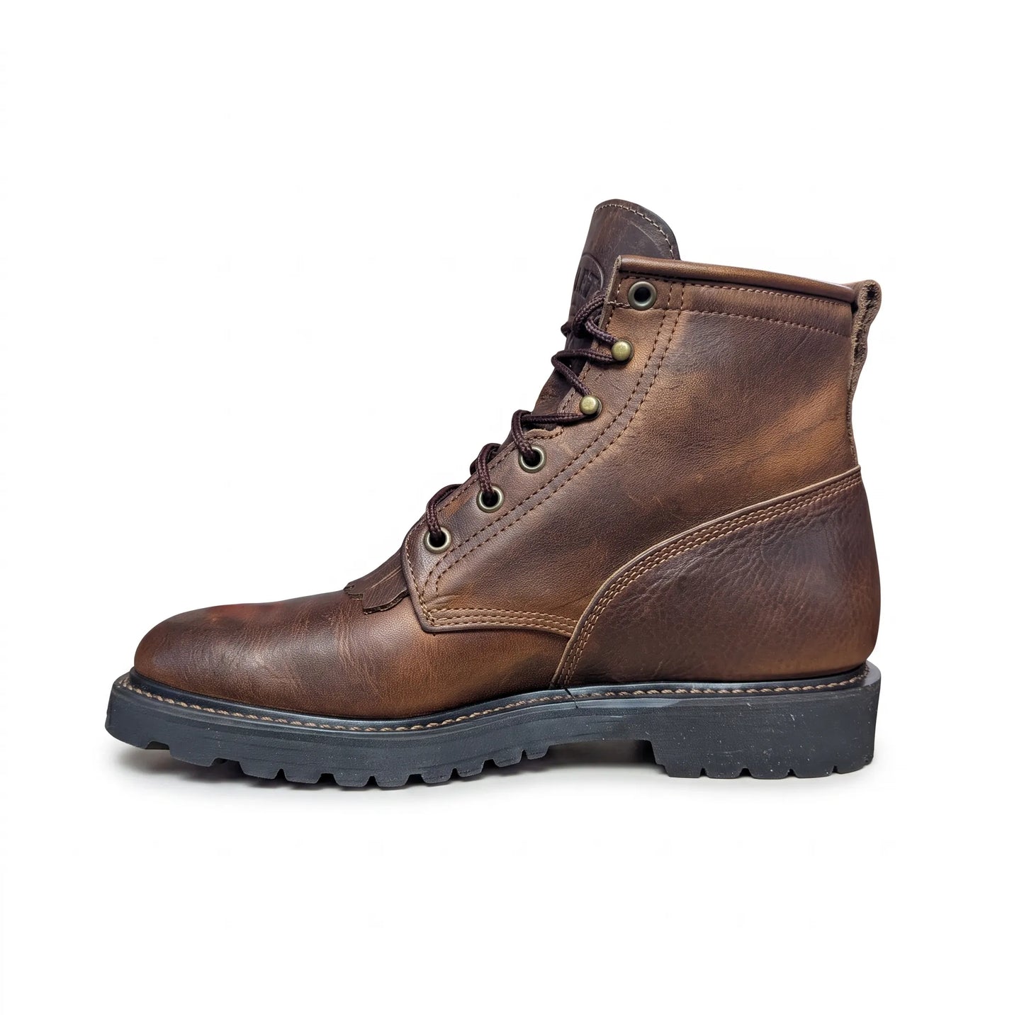Boulet Womens Lace-up Western Work Boots - Clearance