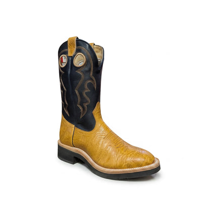 Boulet Women's Two-tone Leather Western Cowboy boot