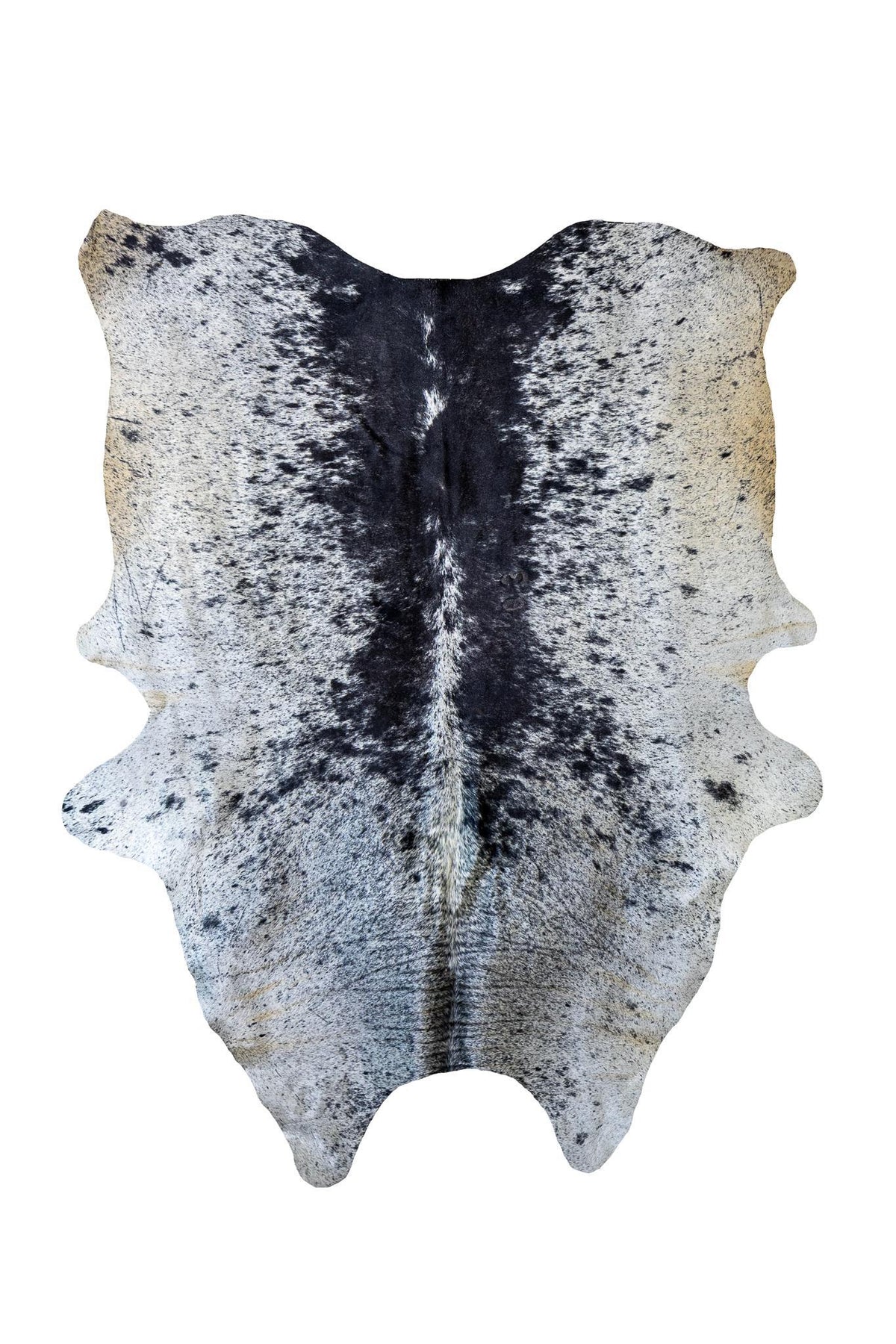 Genuine Cowhide Rug – Speckled Black & White – Wei's Western Wear