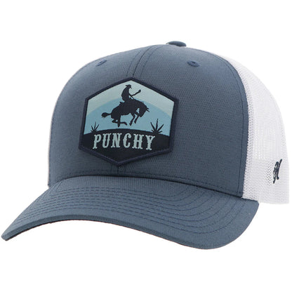 Hooey "Ranchero" Punchy Blue/White With Black & Blue Patch weis-western-wear