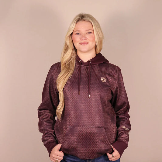 Hooey Women's Canyon Hoody Maroon