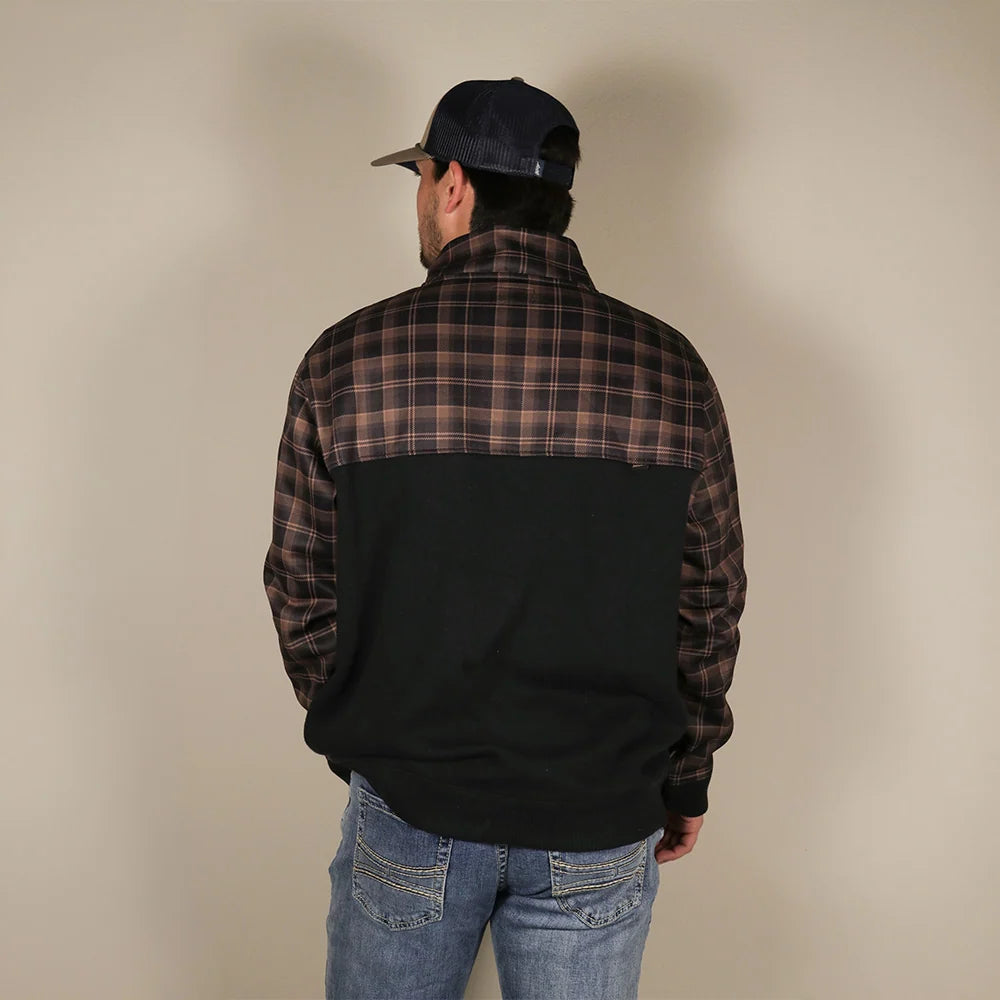 Hooey Men's Stevie Pullover Plaid/Black