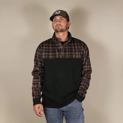 Hooey Men's Stevie Pullover Plaid/Black
