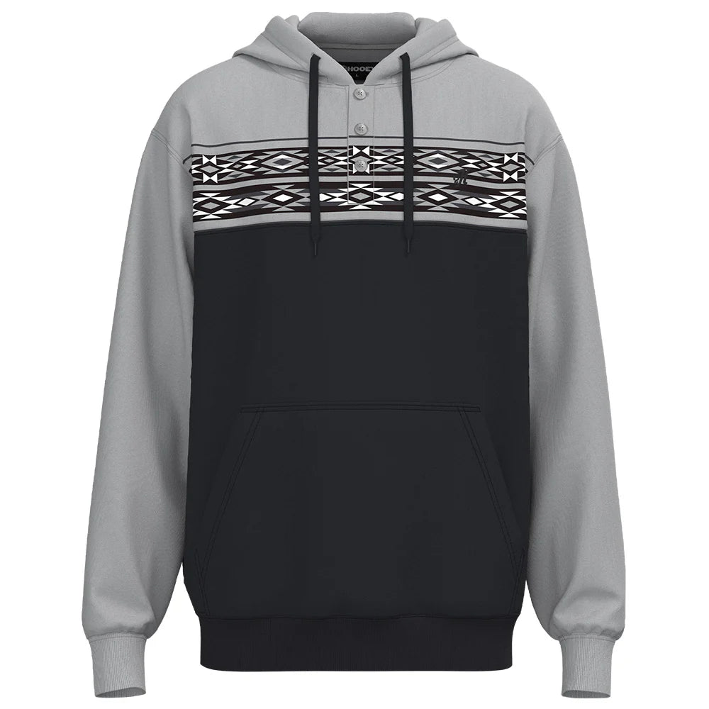 Hooey "Jimmy" Hoody Black/Grey w/Aztec Detailing weis-western-wear