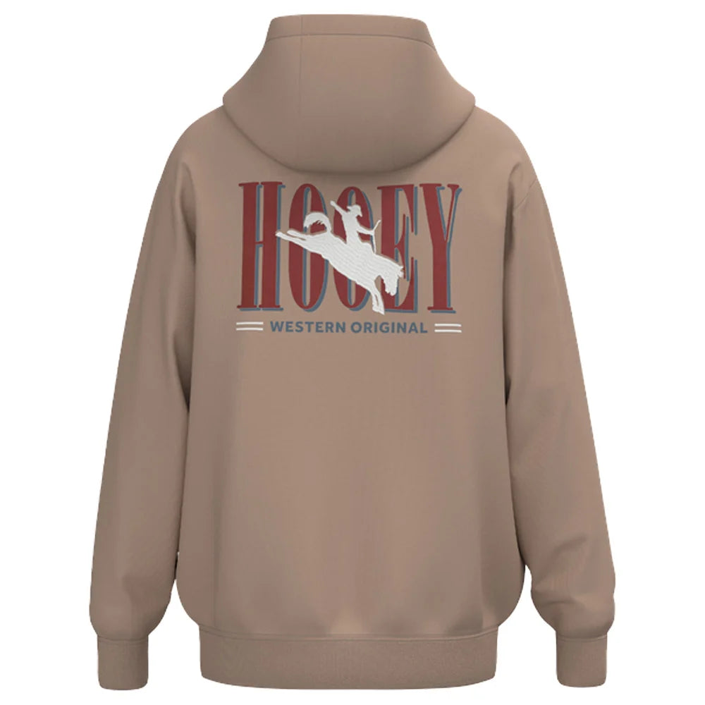 Hooey Wild Ride Hoody Tan w/Red
