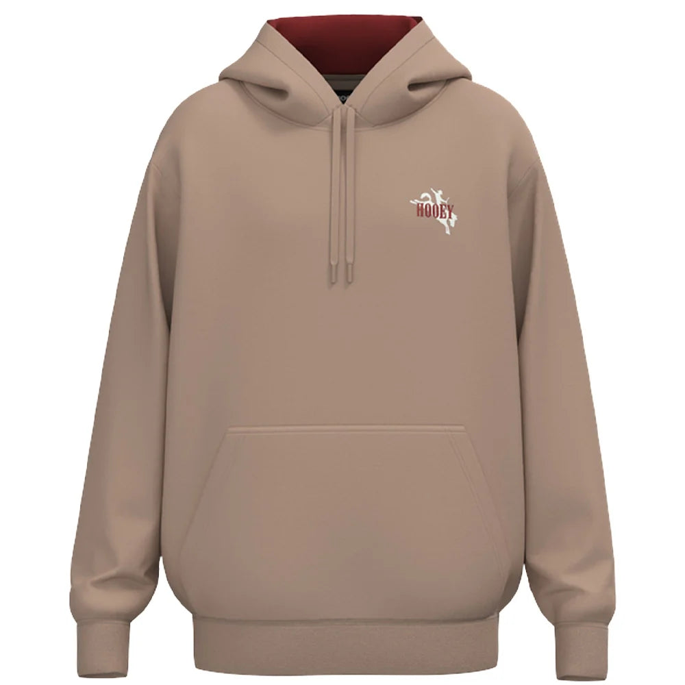 Hooey Wild Ride Hoody Tan w/Red