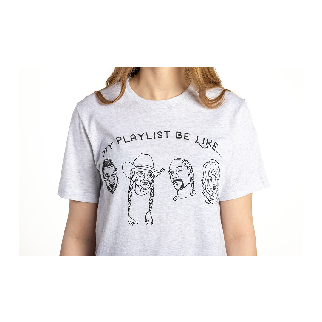 Hank & Scoot Unisex "My Playlist" T-Shirt
