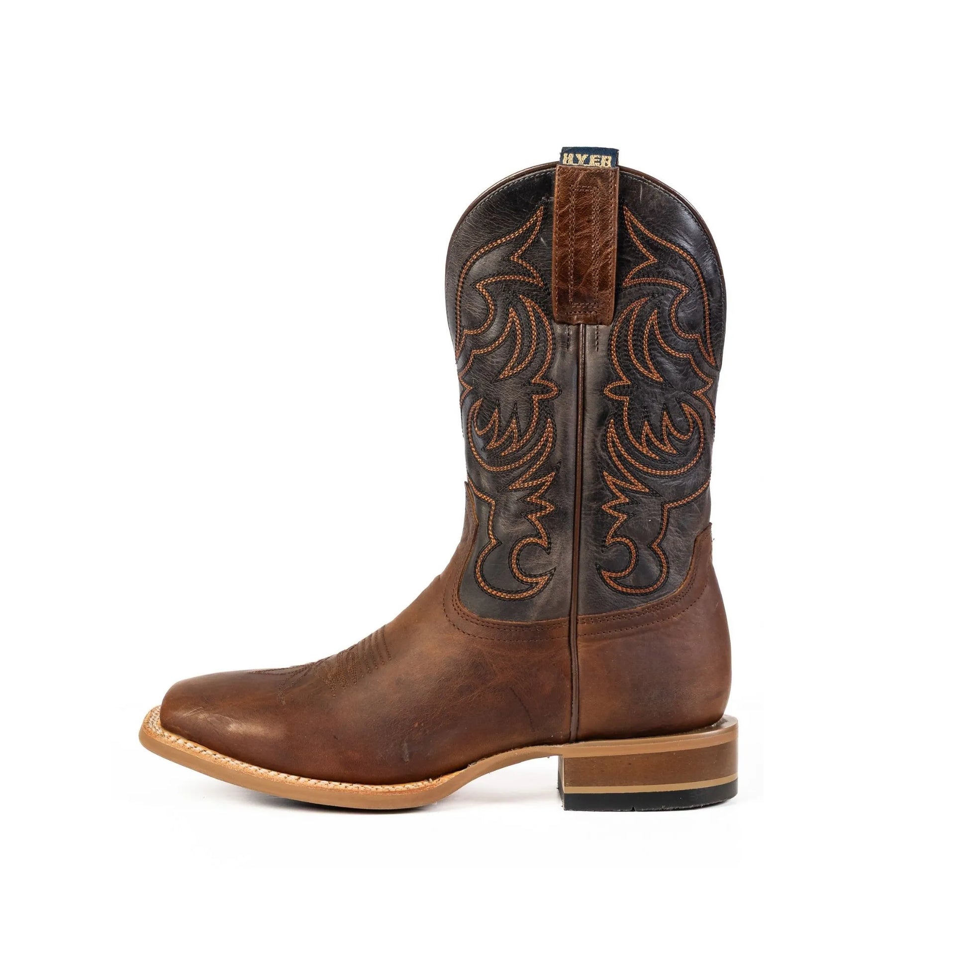 Hyer Men's 11" Bucklin Western Cowboy Boot - Tan weis-western-wear