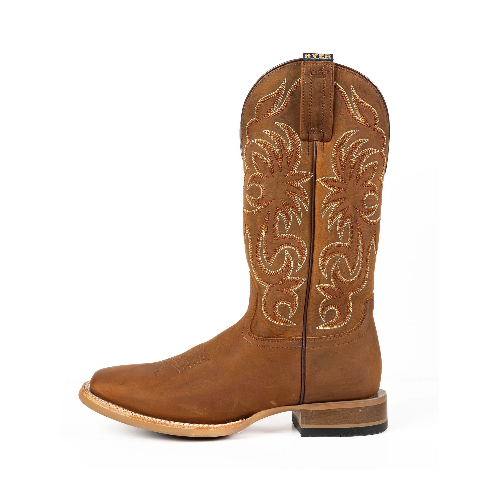 Hyer Men's Burdett Cowboy Boot - Brown weis-western-wear