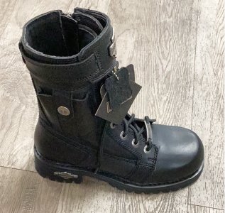 Harley Davidson Women’s Boots 8.75" Zipper and Laces Kennedy 81986 - CLEARANCE