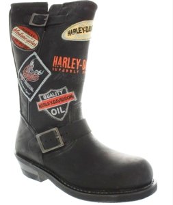 Harley Davidson Women’s Brooklyn Patch Black D86084 - Clearance