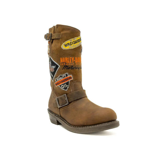 Harley Davidson Women’s Brooklyn Patch Brown - Clearance