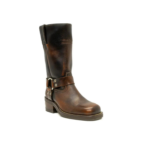 Harley Davidson Women's Saddle Brown Boots Clearance – Wei's