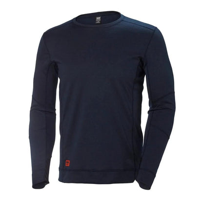 Helly Hansen Men's Lifa Max Base Layer Crewneck Tall 75118-590 Navy weis-western-wear