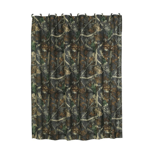 HiEnd Shower Curtain Camo Brown/Green - CLEARANCE