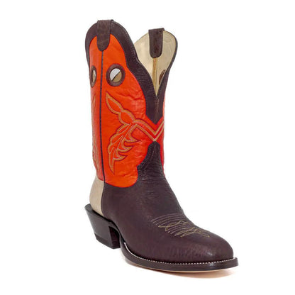 Hondo Men’s Cowboy Boots 13" Cowboy Heel, Round Toe weis-western-wear
