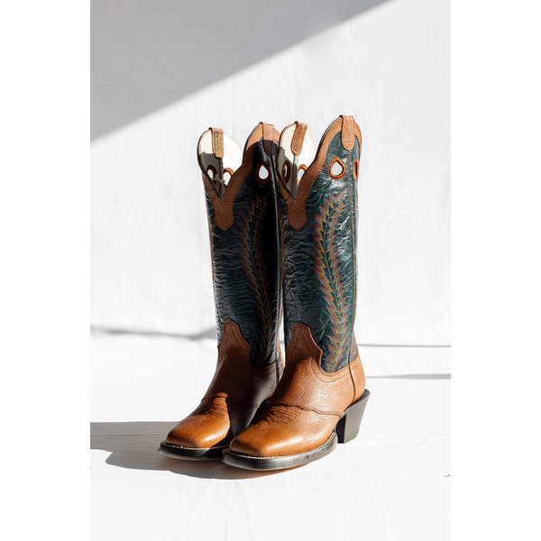 Hondo Men s Cowboy Boots 16 Cowboy Heel Square Toe 4017