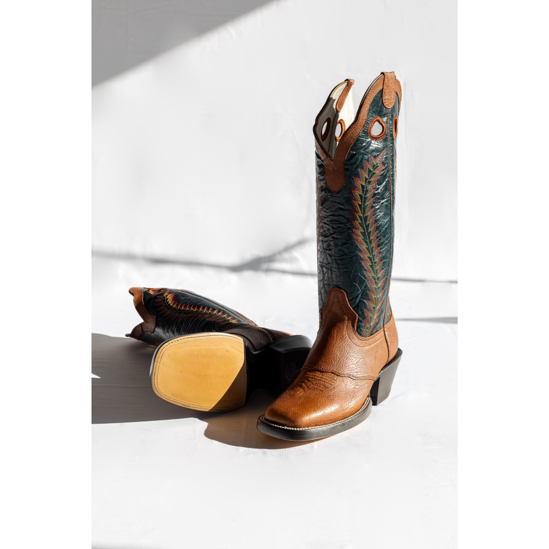 Hondo Men s Cowboy Boots 16 Cowboy Heel Square Toe 4017 Wei s Western Wear