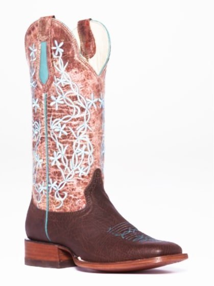 Hondo Women’s Cowgirl Boots 13" Cocoa/Cognac weis-western-wear