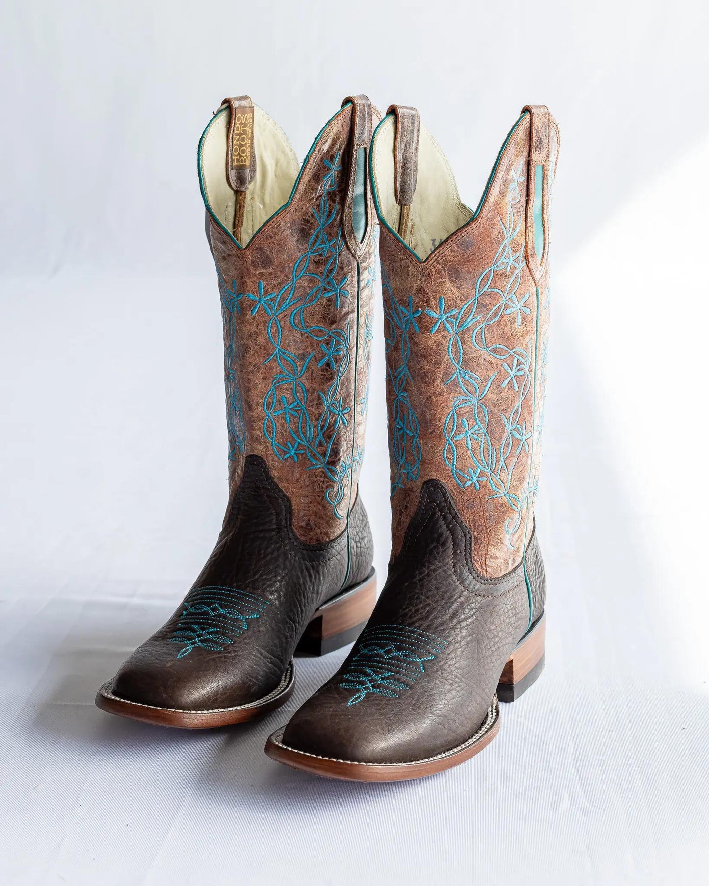 Hondo Women’s Cowgirl Boots 13" Cocoa/Cognac weis-western-wear