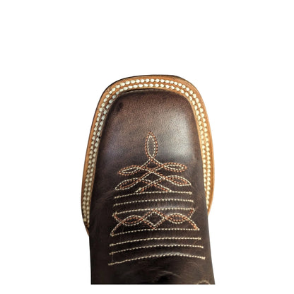 Hondo Kid’s Cowboy Boots Brown Apache Mango Volcano Square Toe