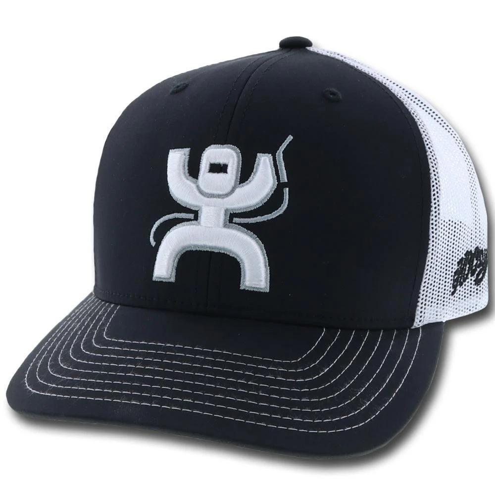 Hooey "Arc" Black/White Trucker Hat