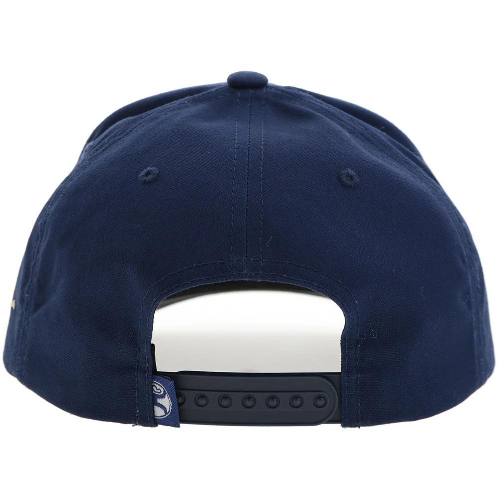 Hooey "Arc" Hat Navy With White & Tan Logo 2421T-NV