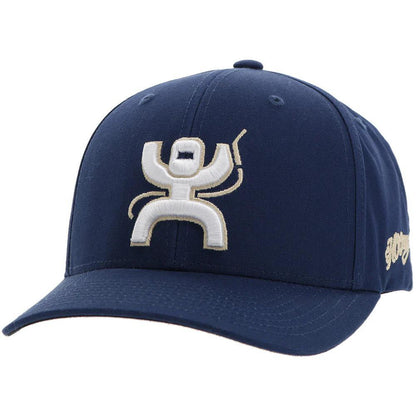 Hooey "Arc" Hat Navy With White & Tan Logo 2421T-NV