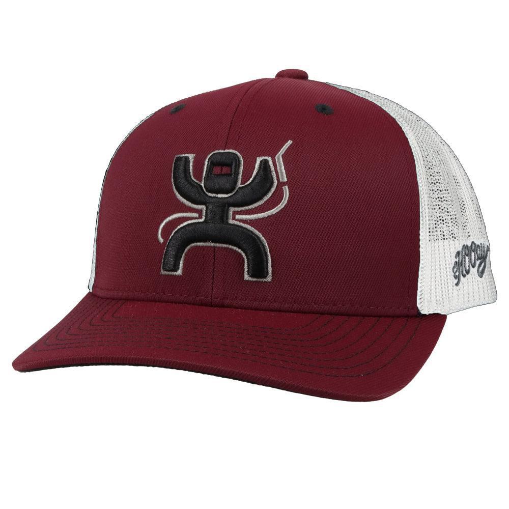 Hooey "Arc" Maroon/ White Trucker Hat
