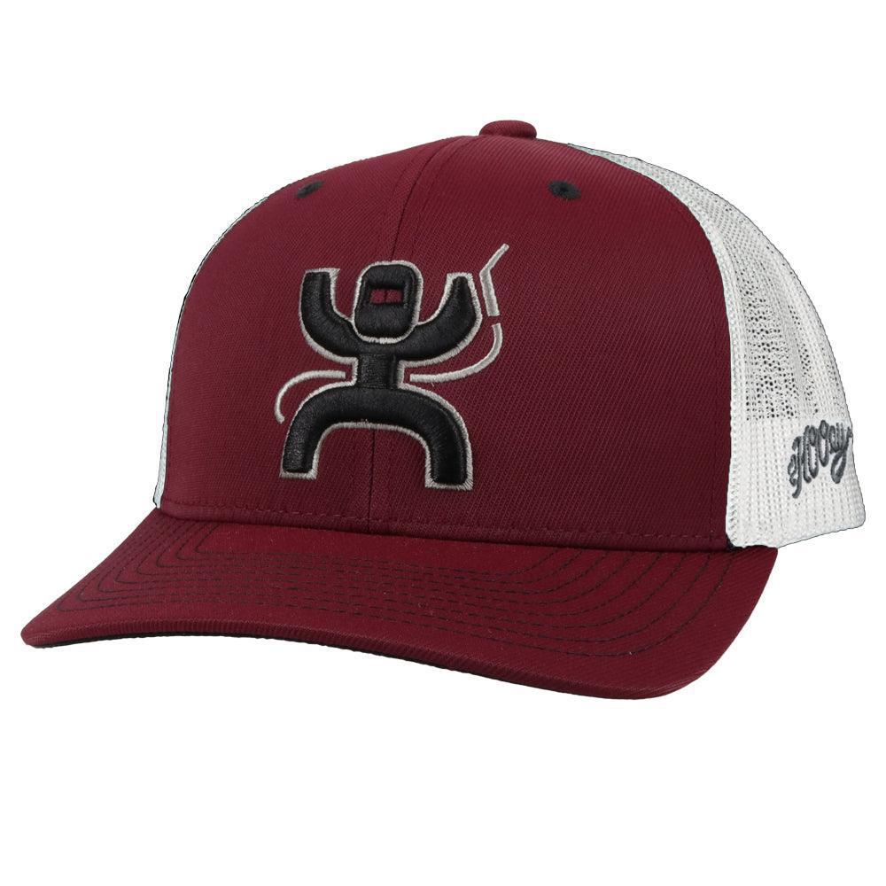 Hooey "Arc" Maroon/ White Trucker Hat 2121T-MAWH