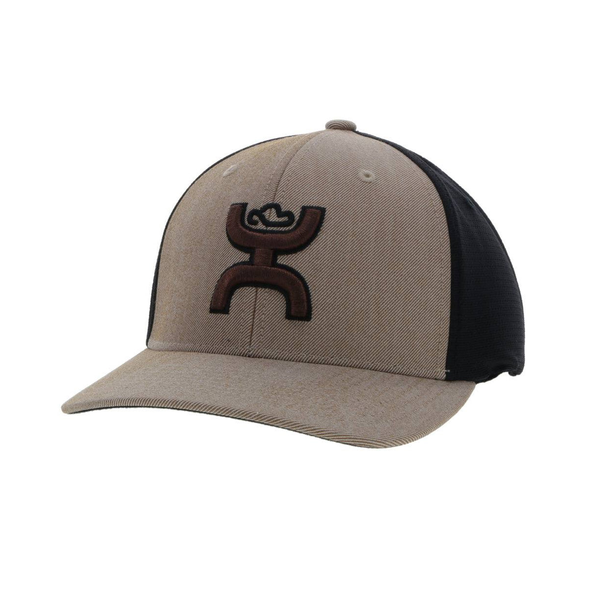 Hooey "Ash" Tan/Black Flexfit Ball Cap 2231TNBK-01