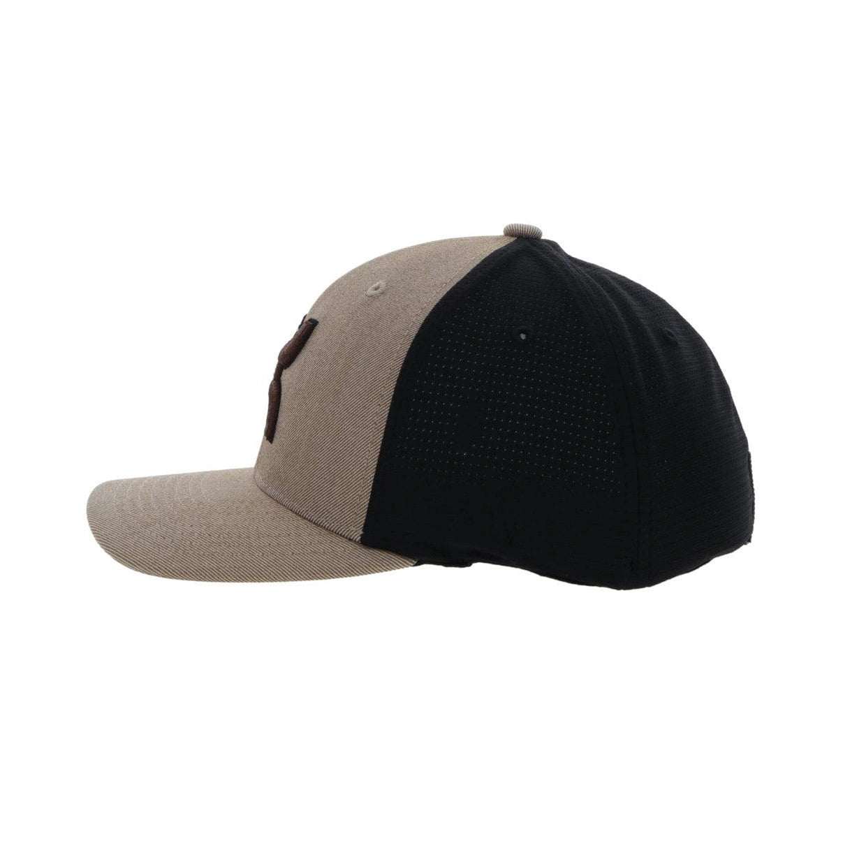 Hooey "Ash" Tan/Black Flexfit Ball Cap 2231TNBK-01