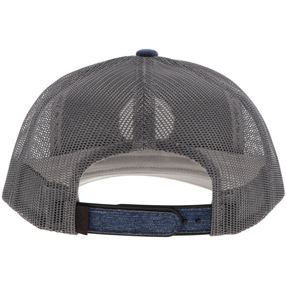 Hooey "Blush" Denim/Grey Trucker Hat 2305T-DEGY