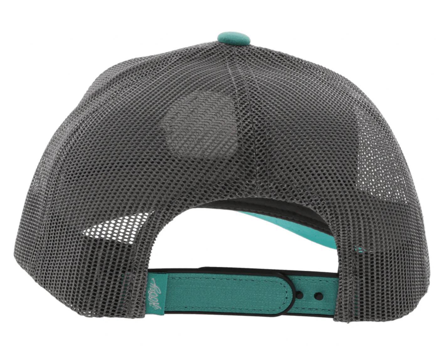 Hooey "Blush" Teal Trucker Snap Back Hat 2205T-TLGY