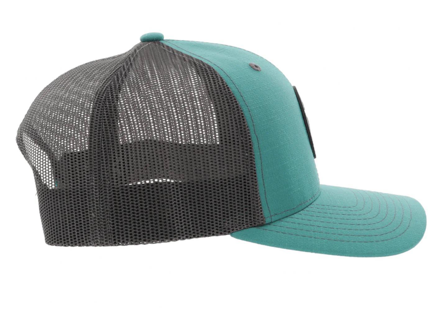 Hooey "Blush" Teal Trucker Snap Back Hat 2205T-TLGY