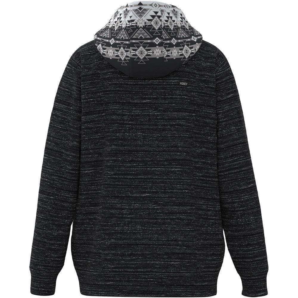 Hooey Boy's Legendary Hoodie Black/Aztec Hooey Logo HH1242BKAZ