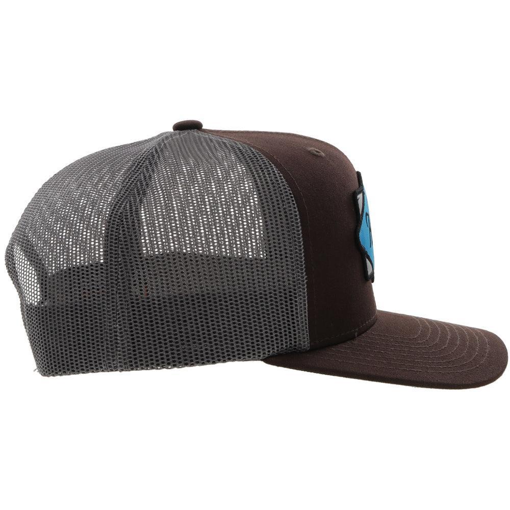 Hooey Brown/ Grey Patch Trucker Hat 2222T-BRGY