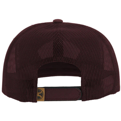 Hooey "Cavvy" Punchy Hat Maroon With Leather Patch 5032T-MA