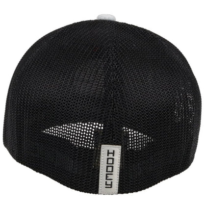 Hooey "Cayman" Grey/Black Flexfit Hat 2104BLBK-01