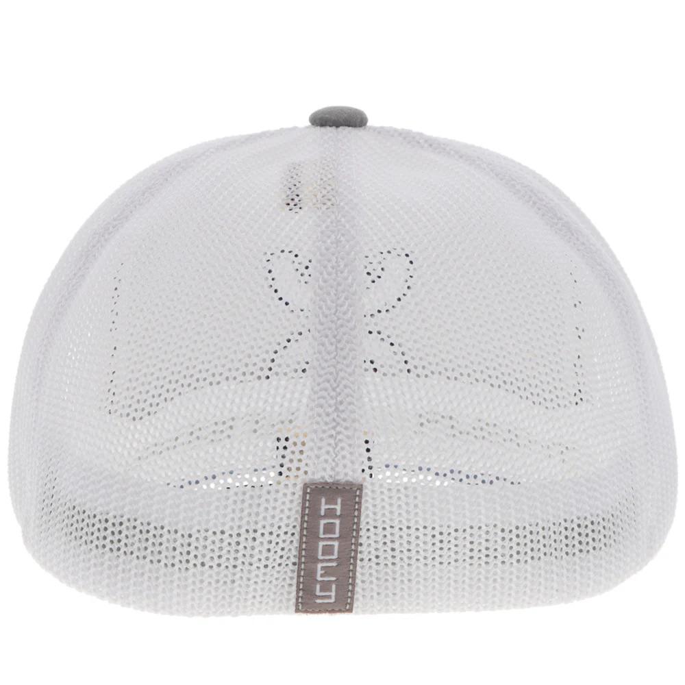 Hooey "Coach" FlexFit Hat Grey/White 2412GYWH-01,02